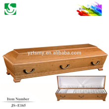 2015 hot sale new designOak material Standard solid wooden coffin